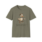 Duck Drinking Coffee T-Shirt