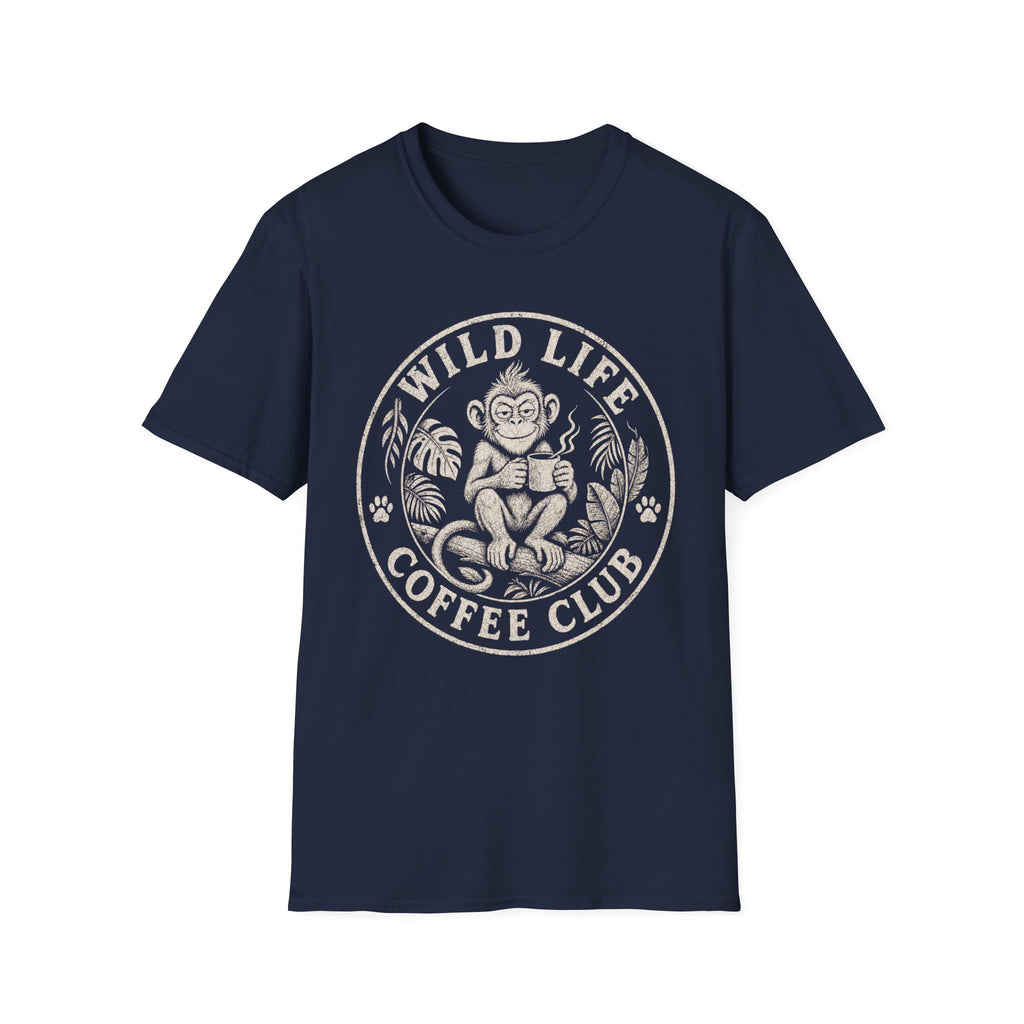 Wild Life Coffee Monkey T-Shirt
