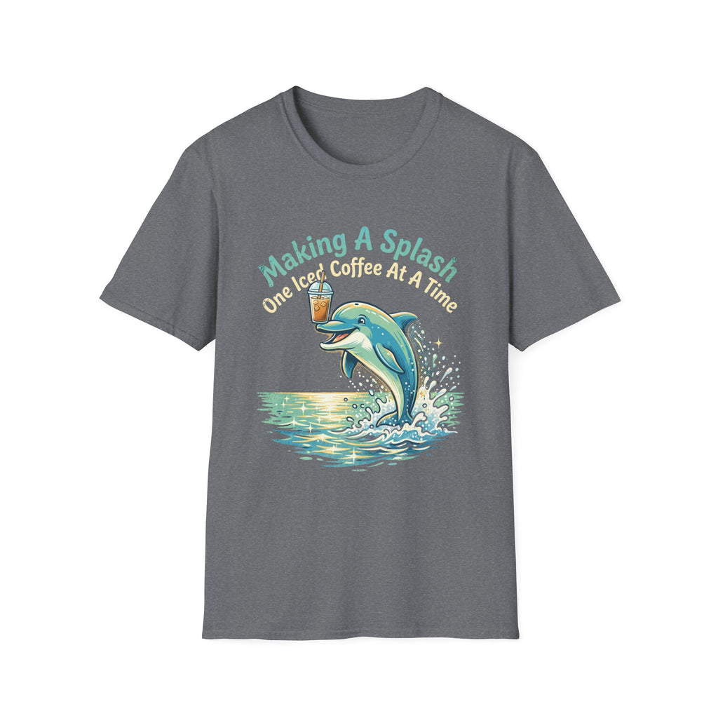 Splash Iced Coffee Dolphin T-Shirt