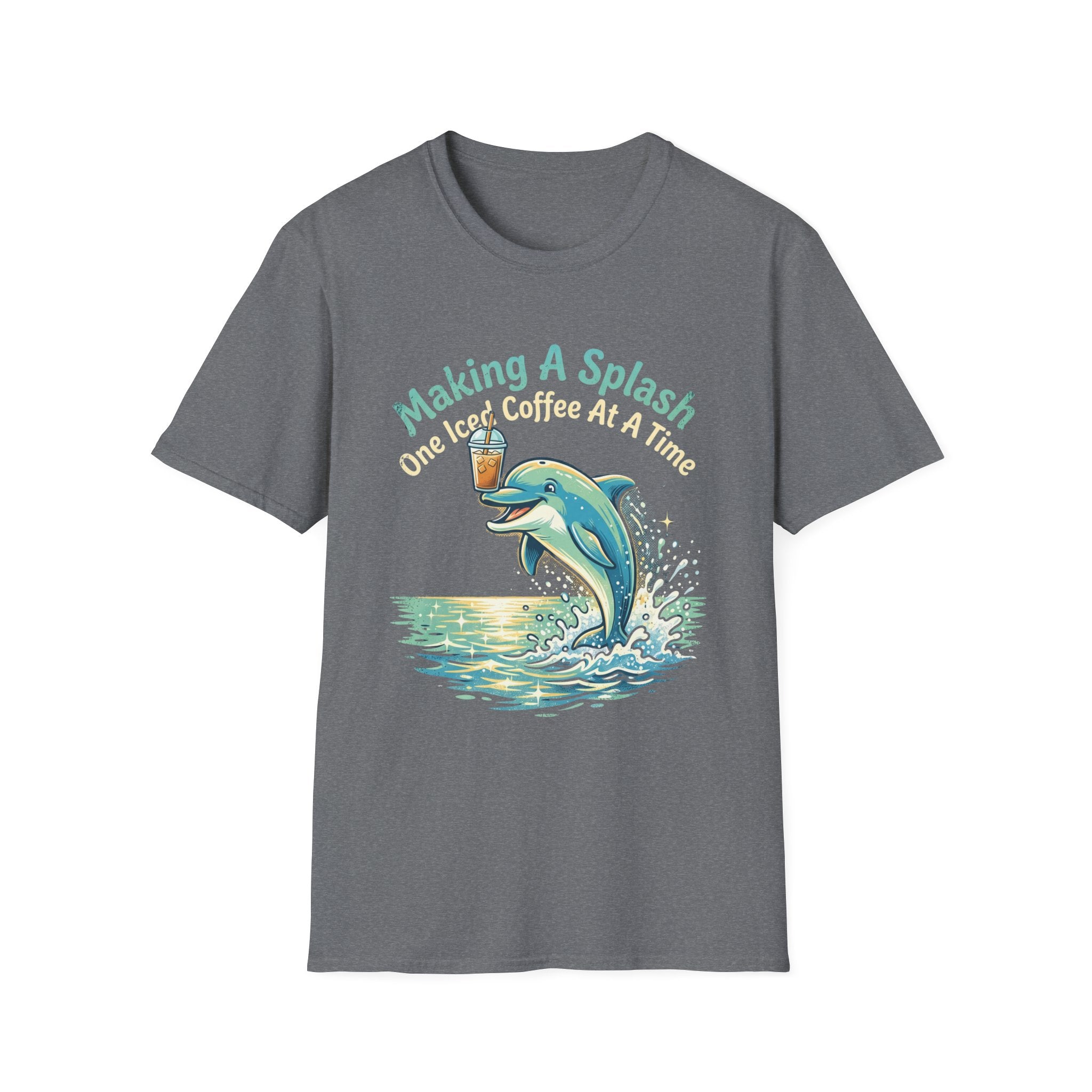Splash Iced Coffee Dolphin T-Shirt
