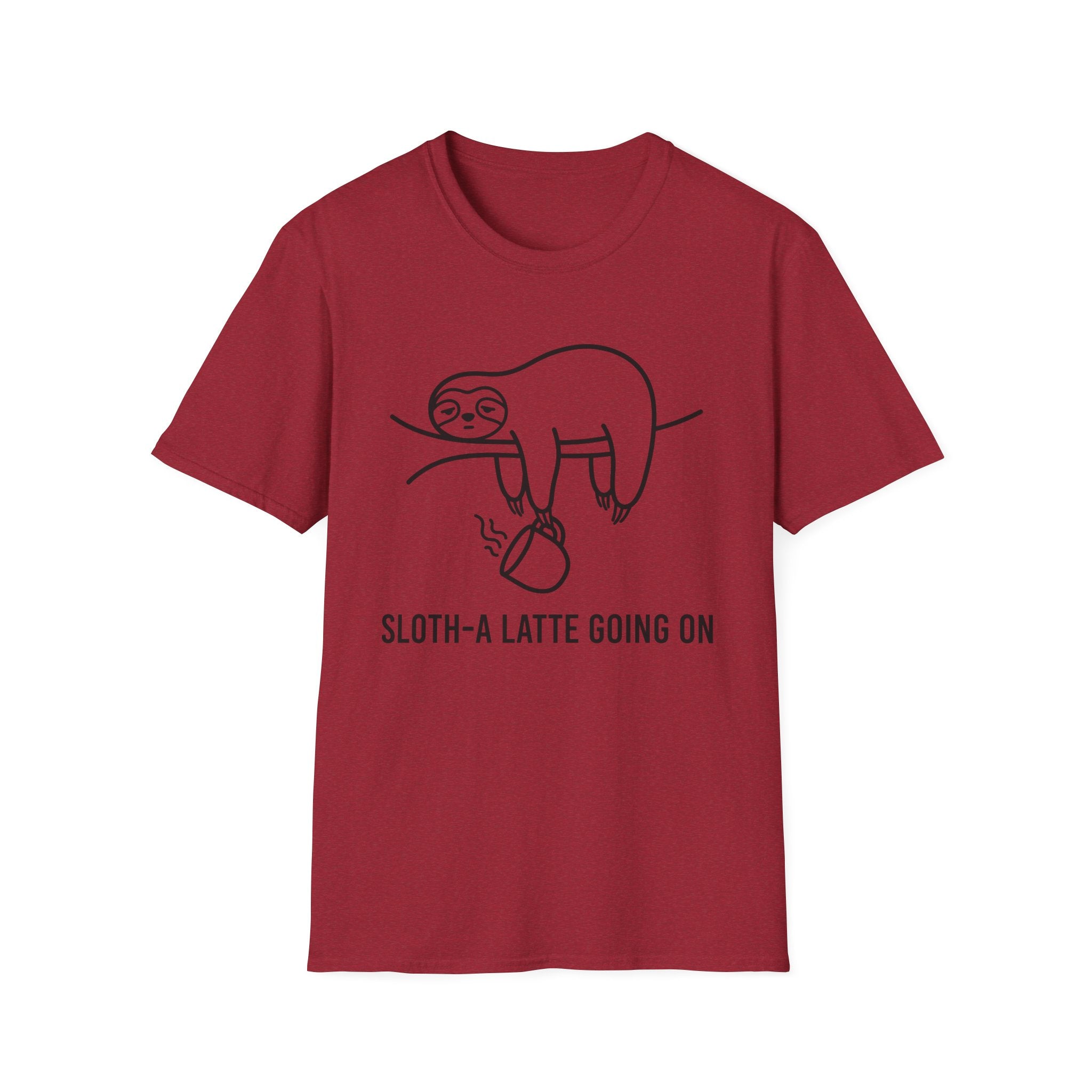 Sloth-A Latte Going On T-Shirt