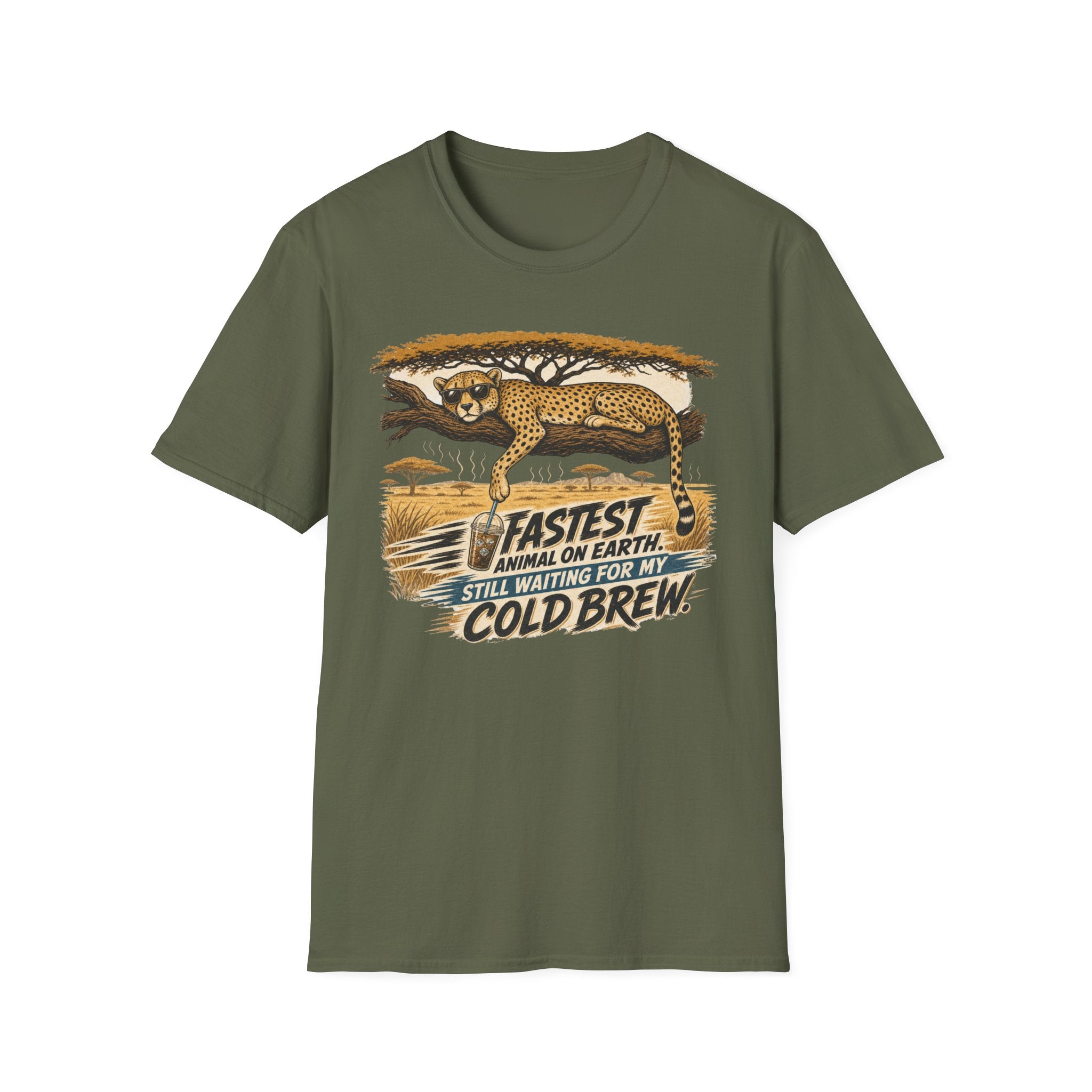 Cheetah Coffee T-shirt