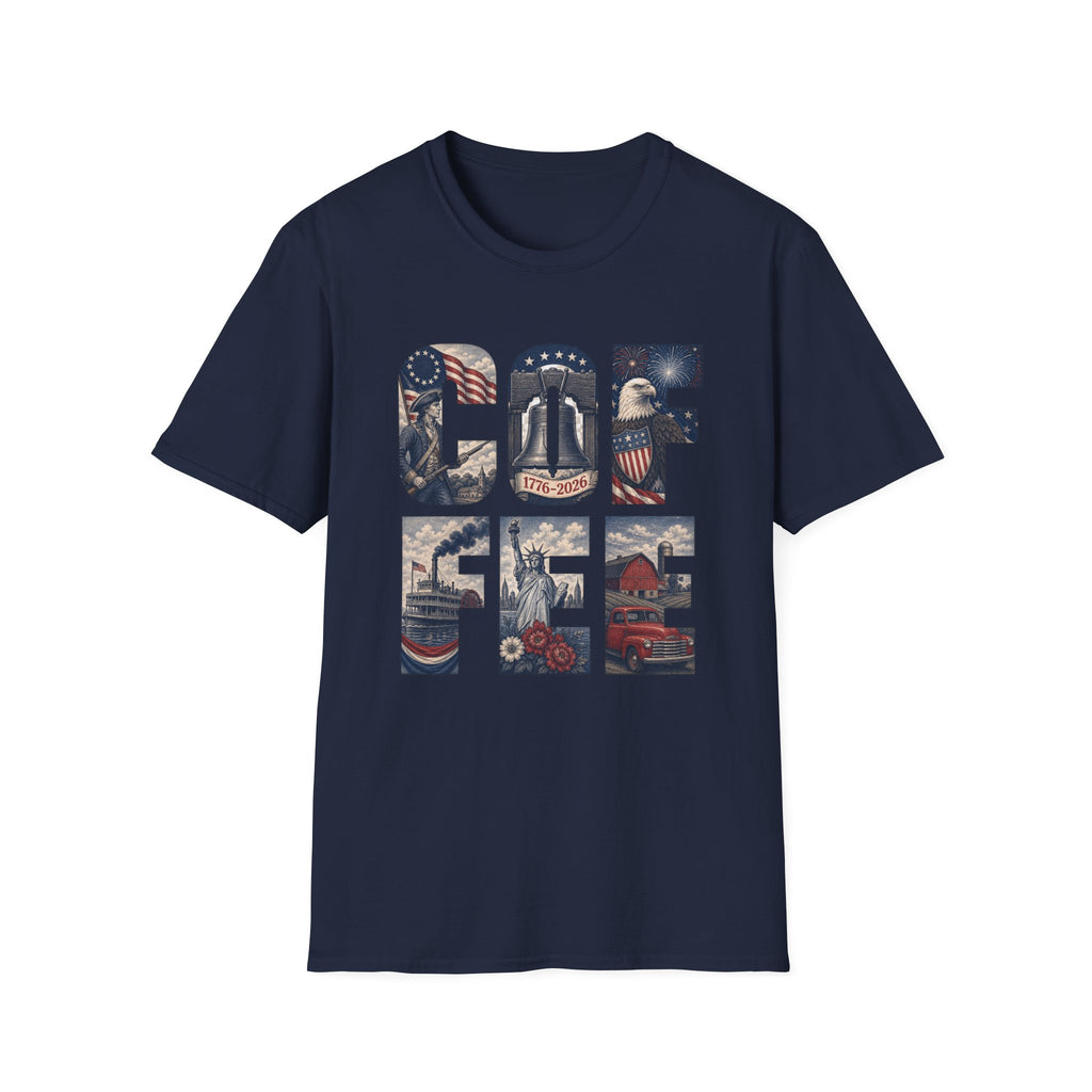 Coffee Patriotic USA T‑Shirt
