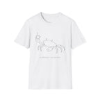 Crab Line Art T-Shirt