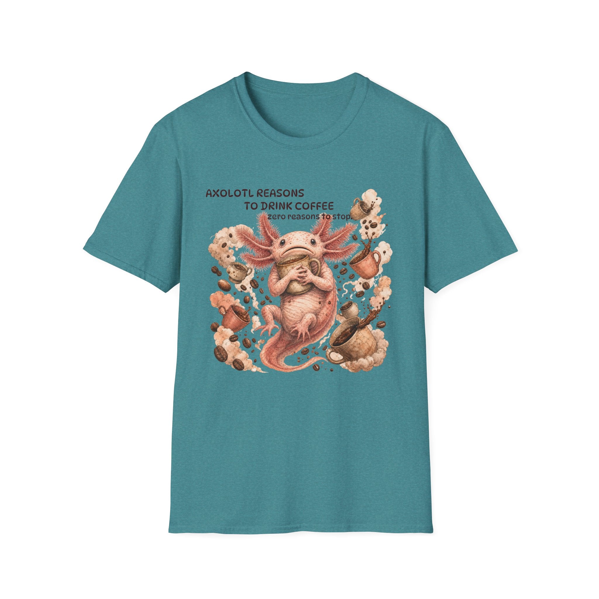 Axolotl Reasons Coffee T‑Shirt