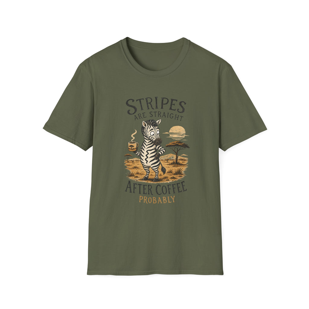 Zebra ‘Stripes Are Straight' T‑Shirt