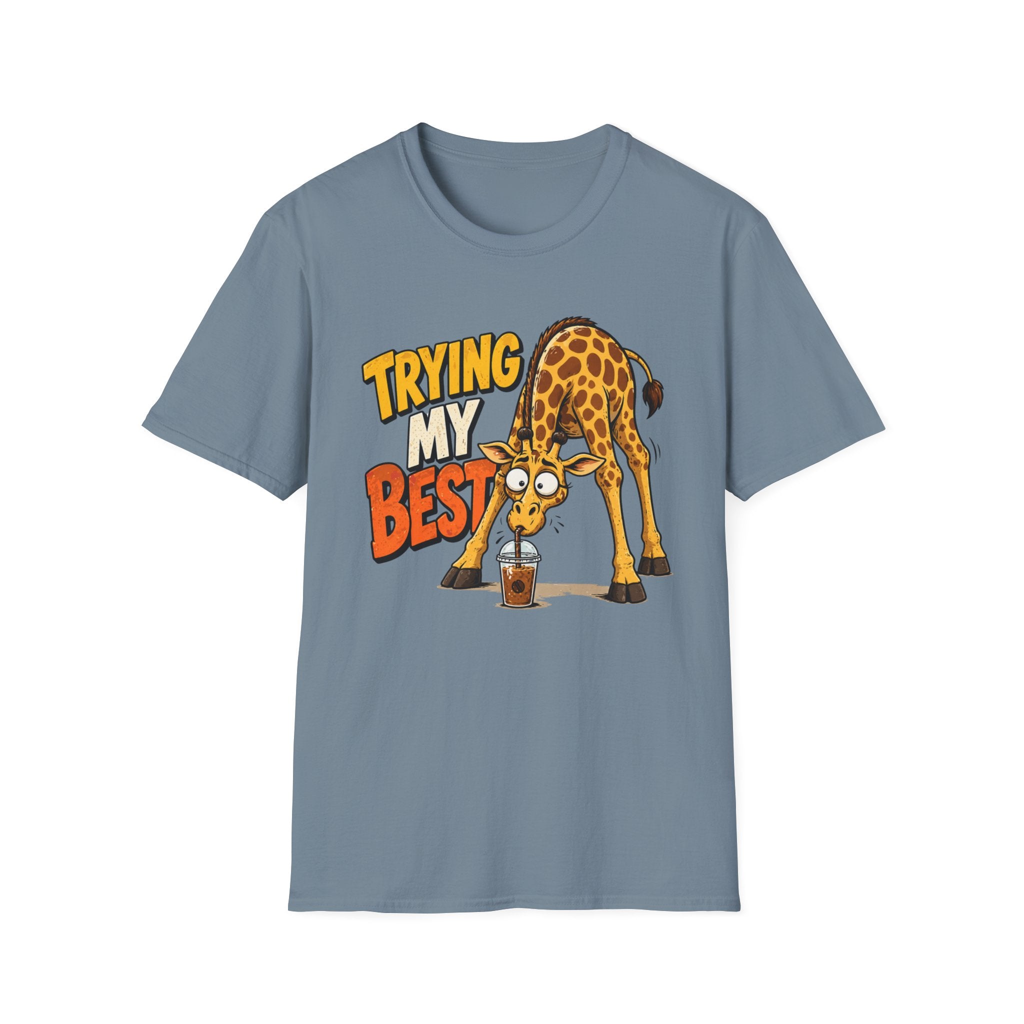 Trying My Best Giraffe T-Shirt