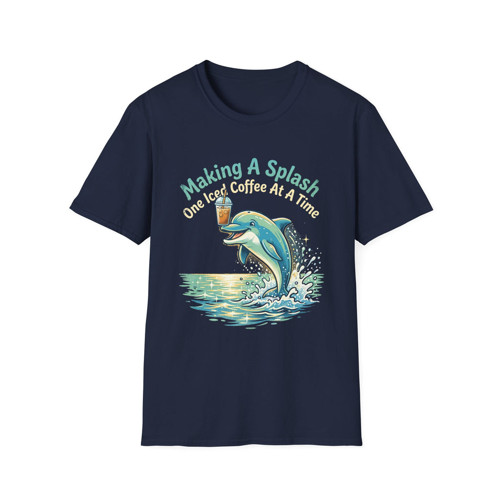 Splash Iced Coffee Dolphin T-Shirt
