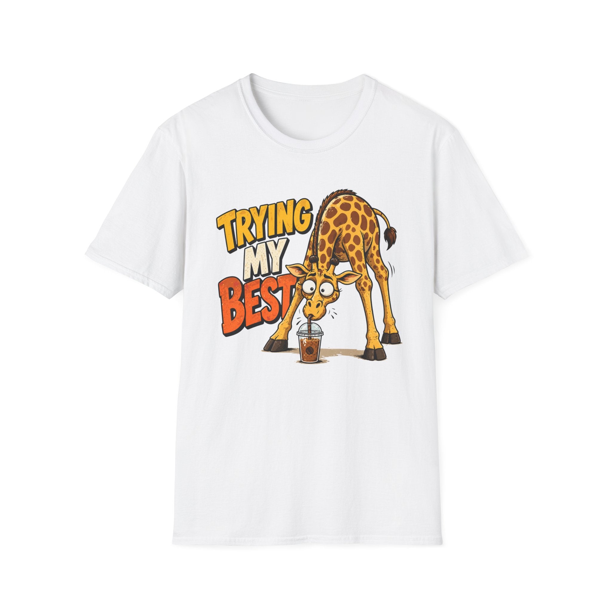 Trying My Best Giraffe T-Shirt