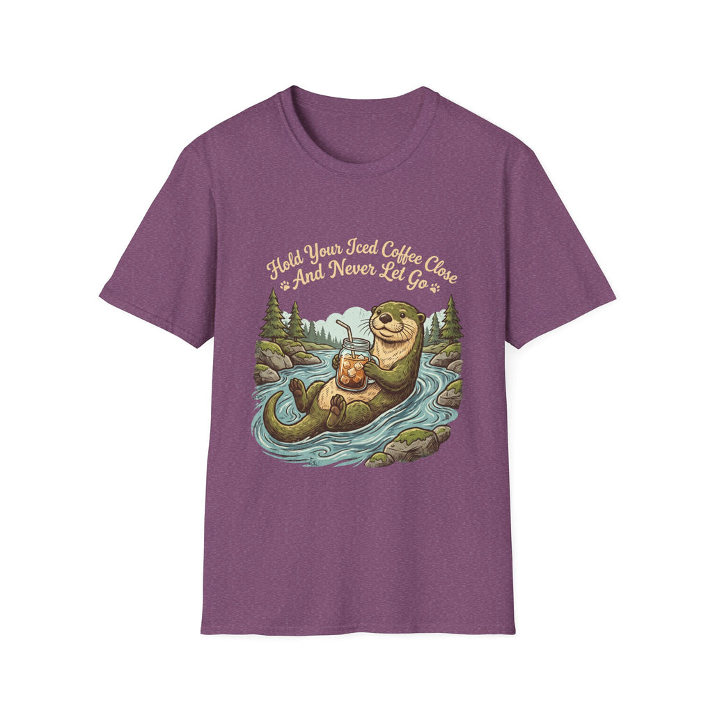 Otter Holding Iced Coffee T-Shirt