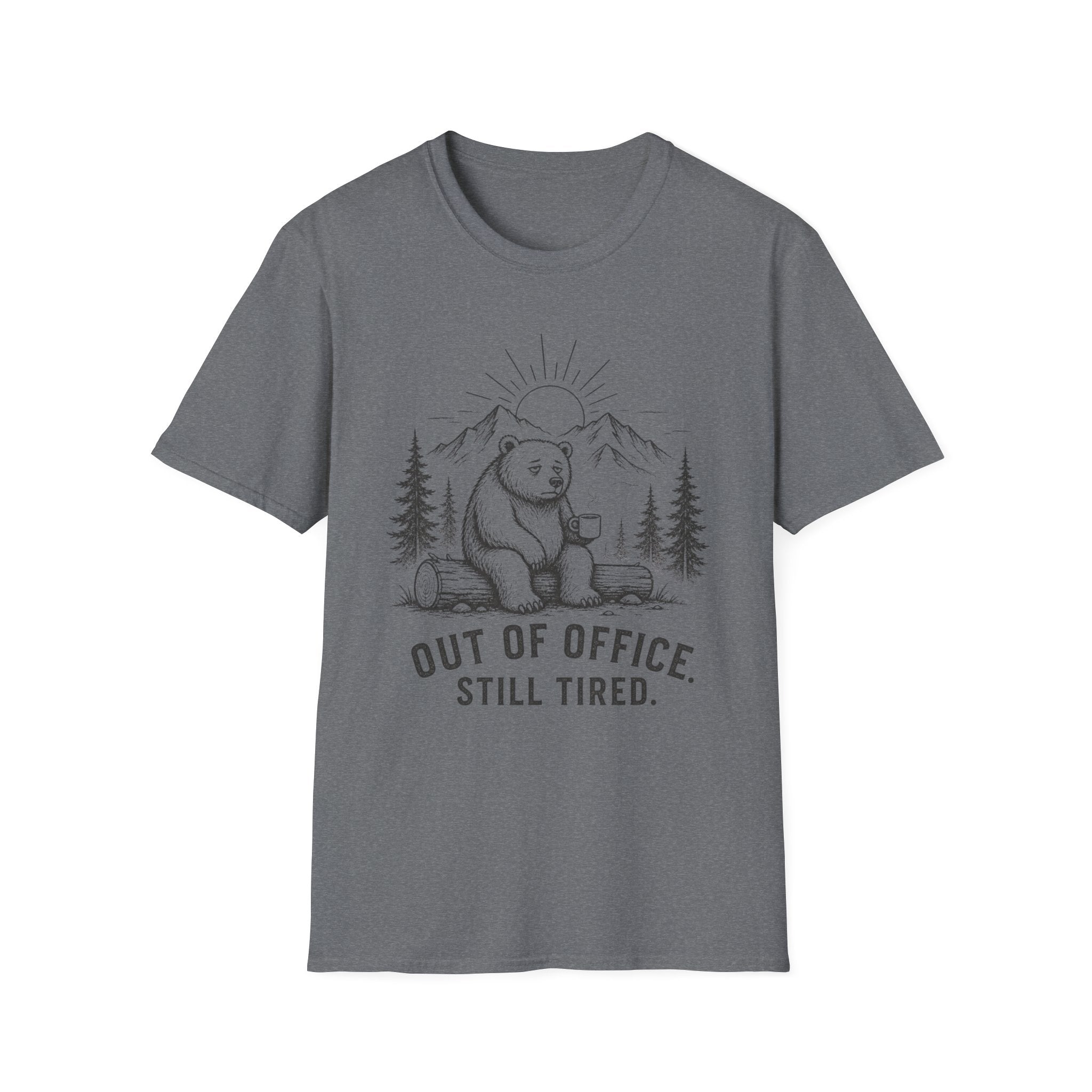 Out of Office, Tired Bear-T-Shirt