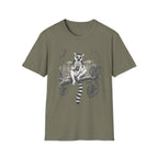 Lemur Sitting with Iced Coffee T-Shirt