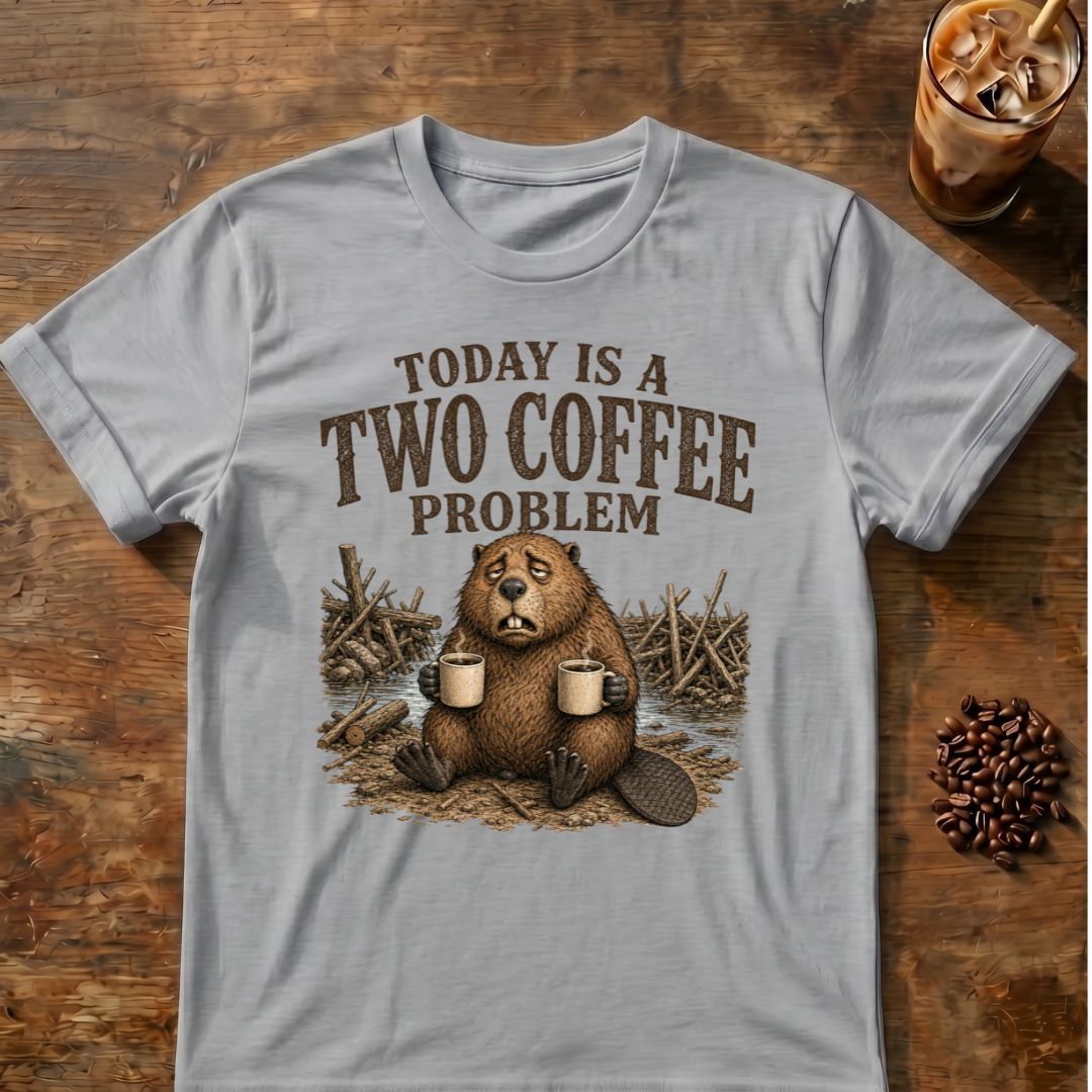 Today Is A Two Coffee Problem Beaver T-Shirt