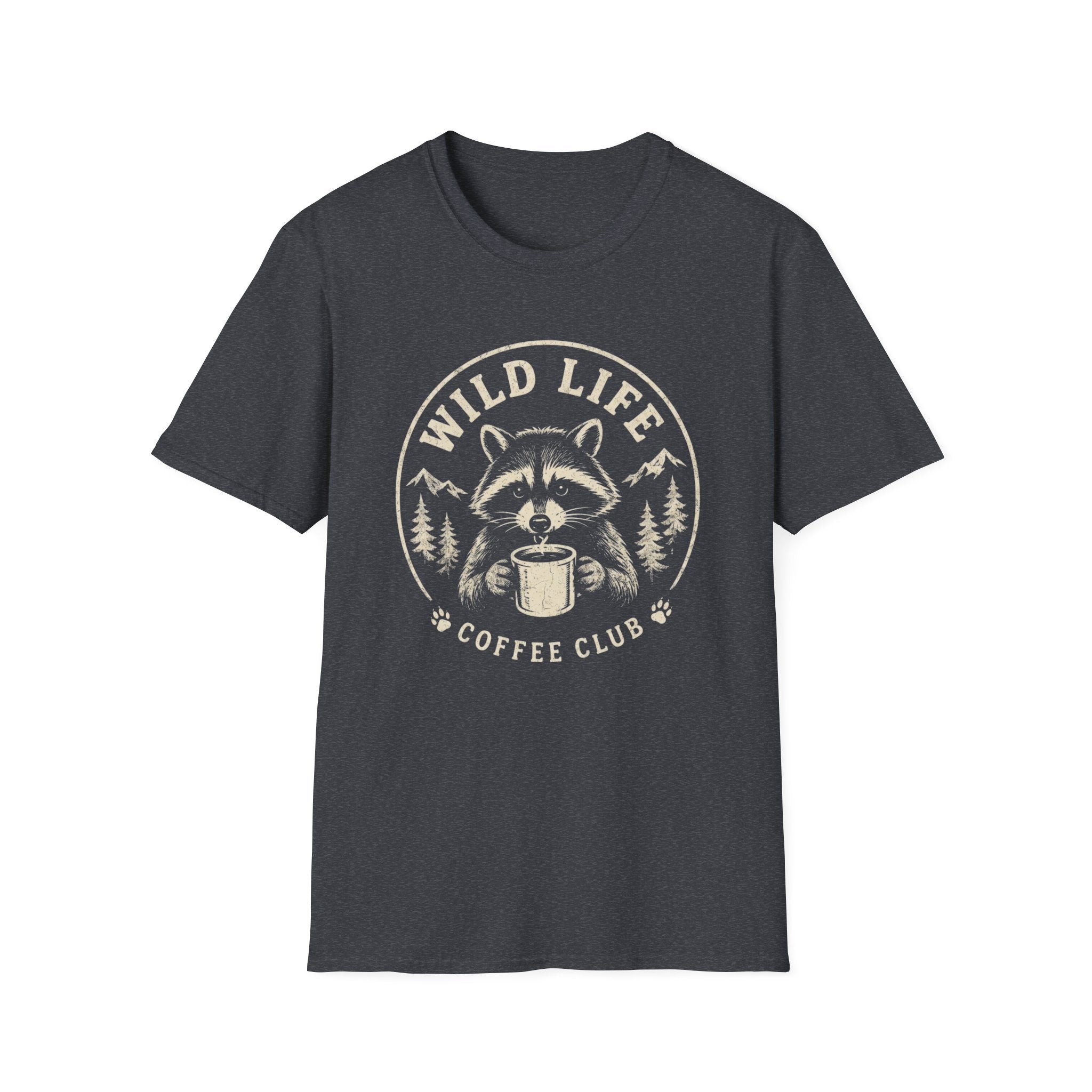Wild Life Coffee Raccoon T-Shirt