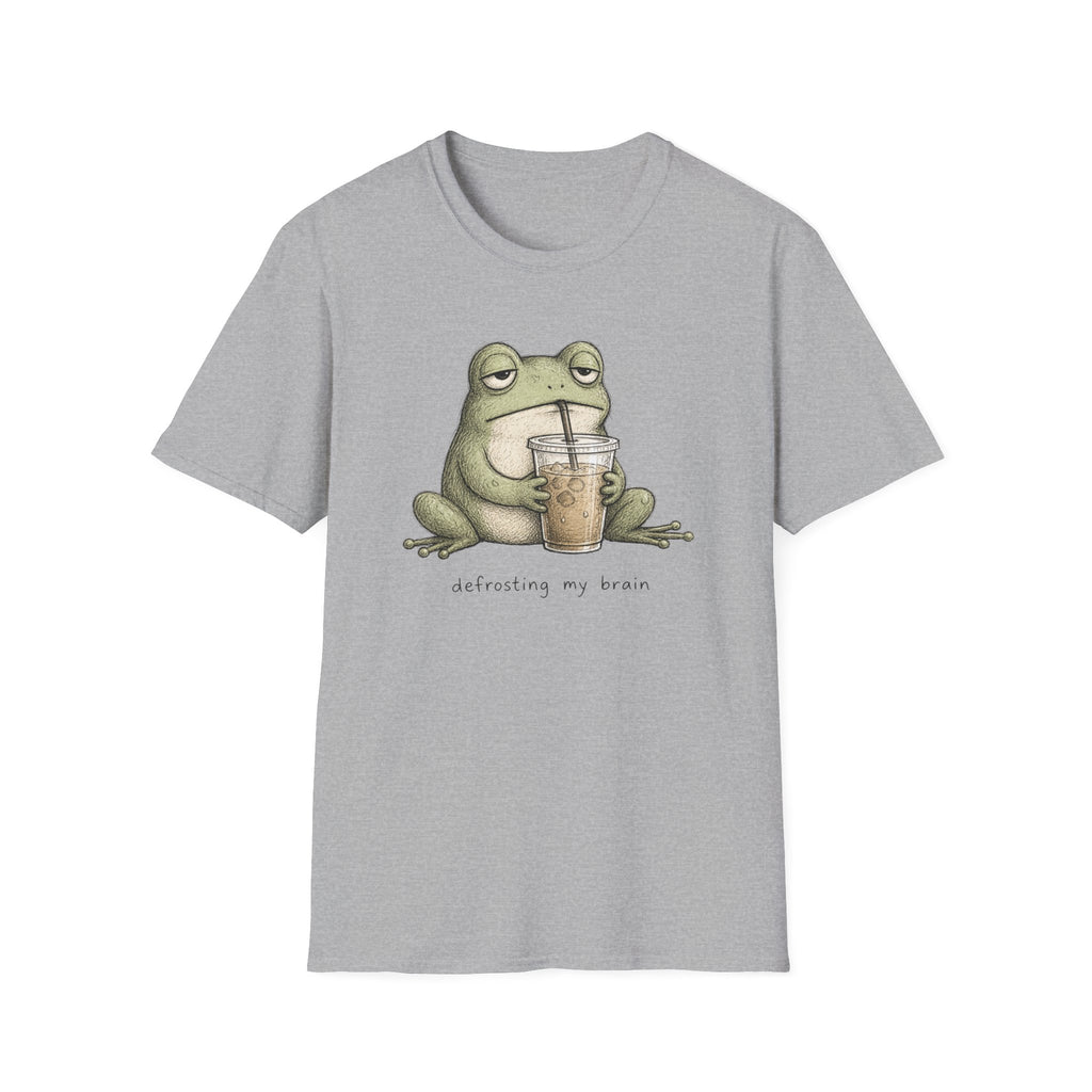 “Defrosting My Brain” Frog T-Shirt