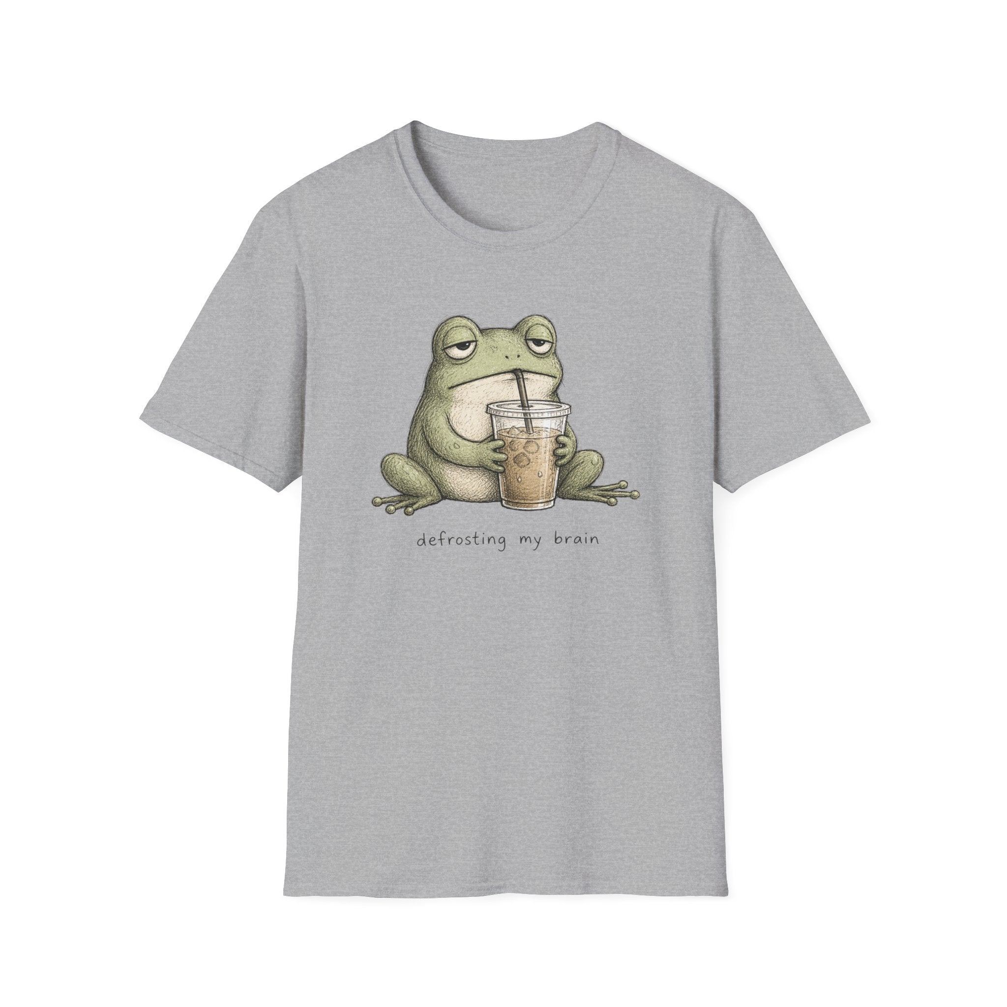 “Defrosting My Brain” Frog T-Shirt