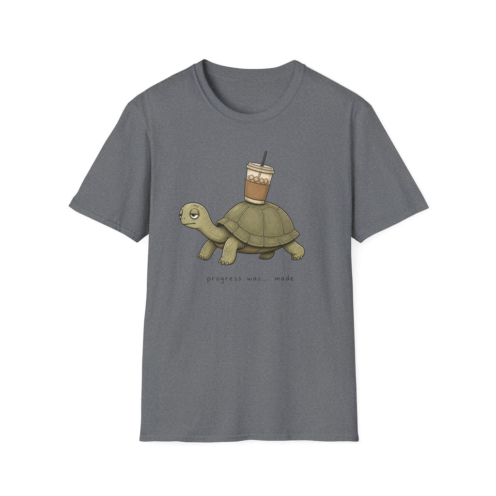Turtle Carrying Iced Coffee T-Shirt