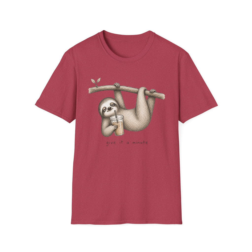 Sloth “Give It A Minute” T‑Shirt