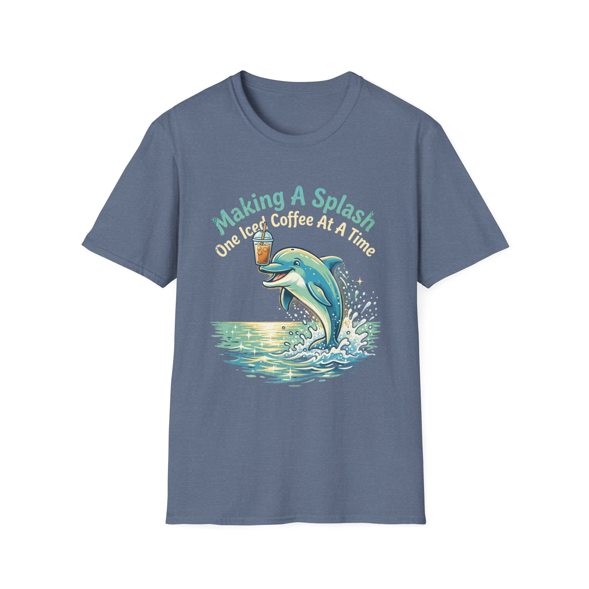 Splash Iced Coffee Dolphin T-Shirt