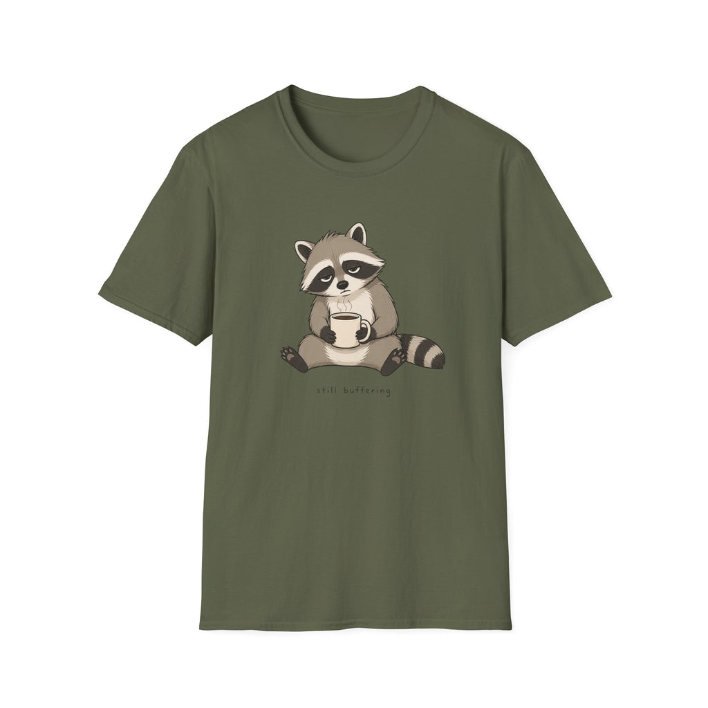 Raccoon Still Buffering T-Shirt