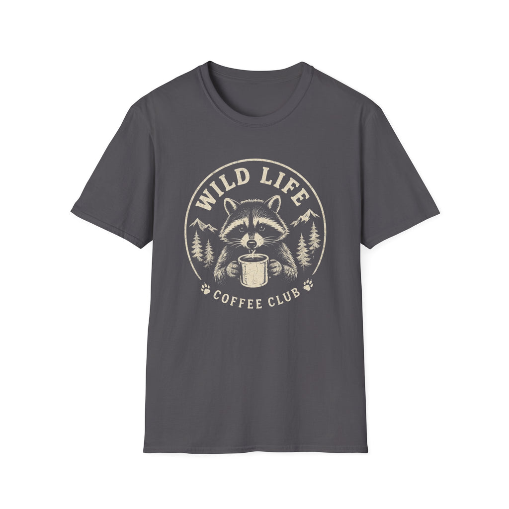 Wild Life Coffee Raccoon T-Shirt