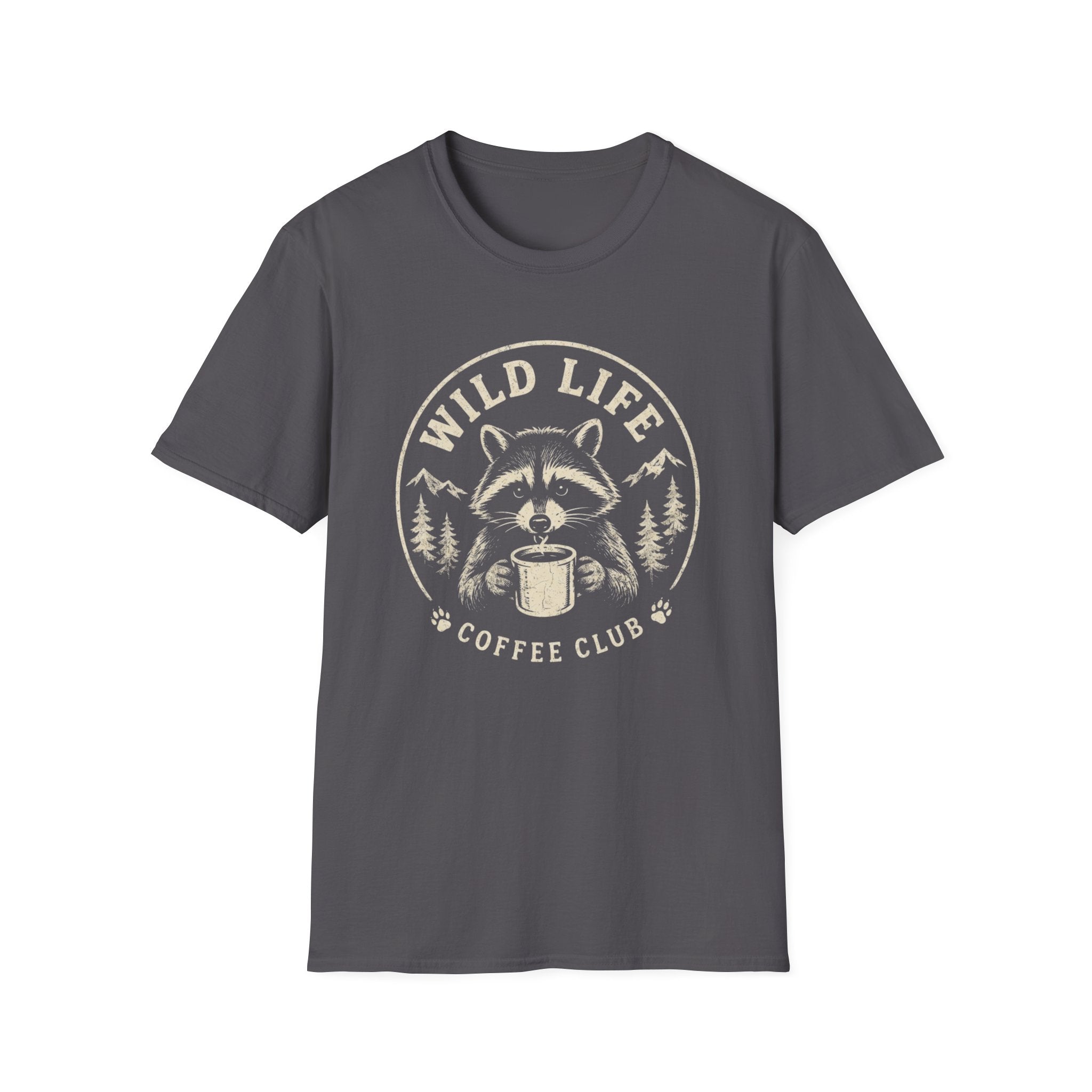 Wild Life Coffee Raccoon T-Shirt