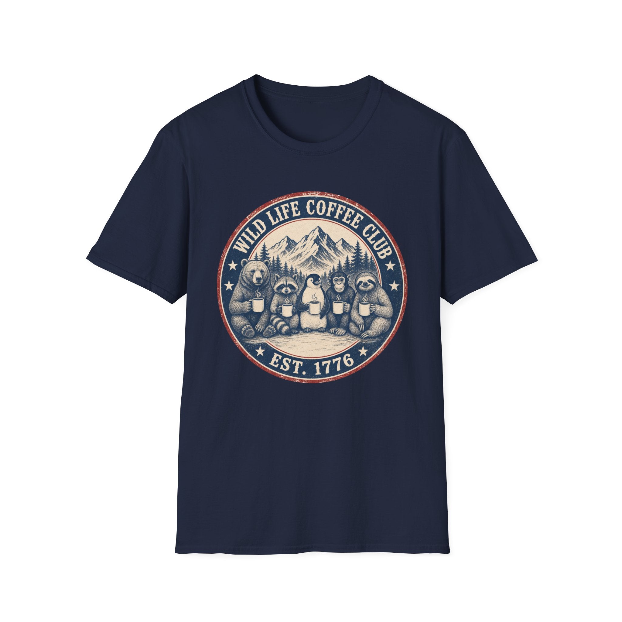 Wild Life Coffee Club 1776 T-Shirt