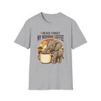 Elephant Morning Coffee T-Shirt