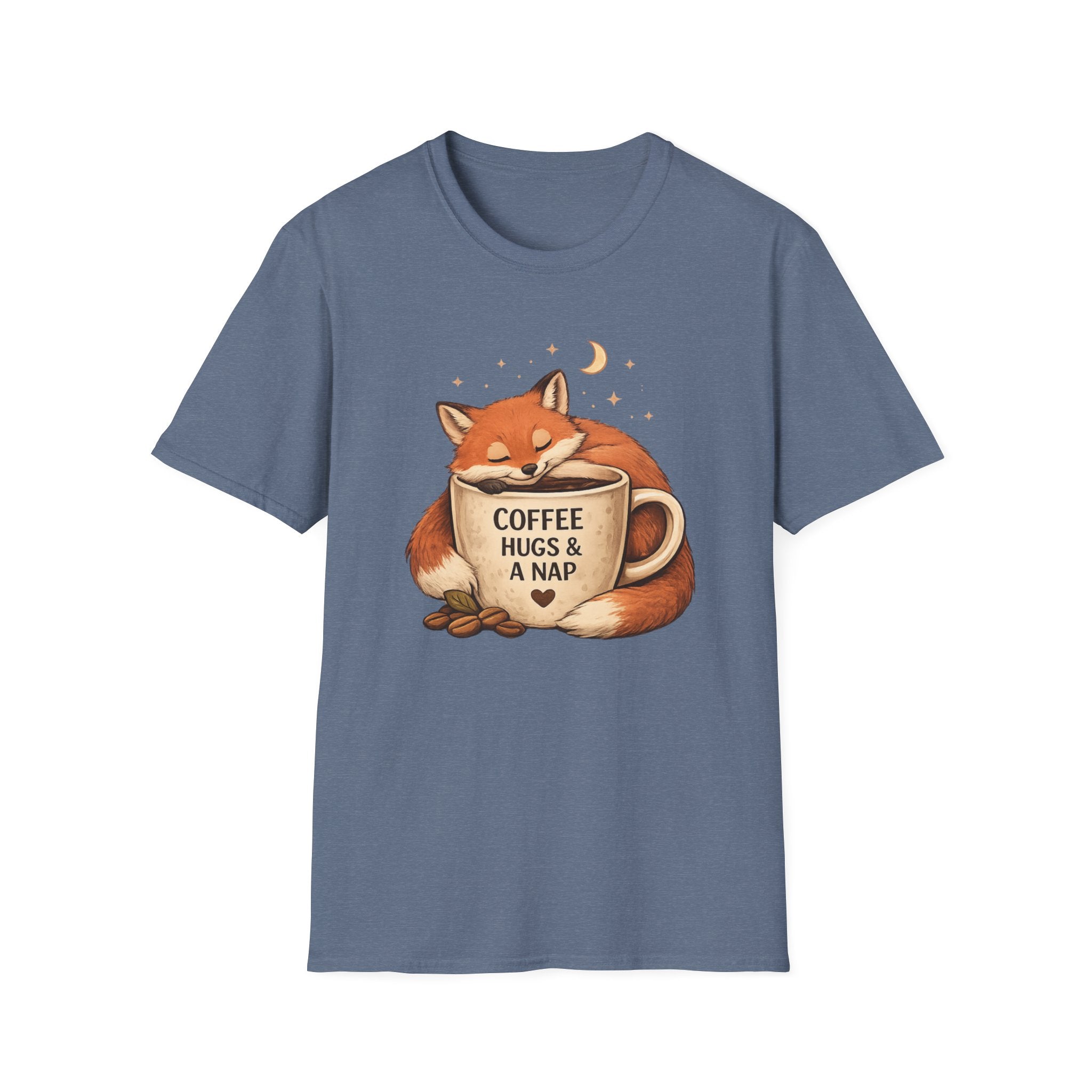 Coffee, Hugs & Nap Fox T-Shirt