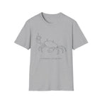 Crab Line Art T-Shirt