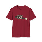 Raccoon 'Send Coffee' T-Shirt