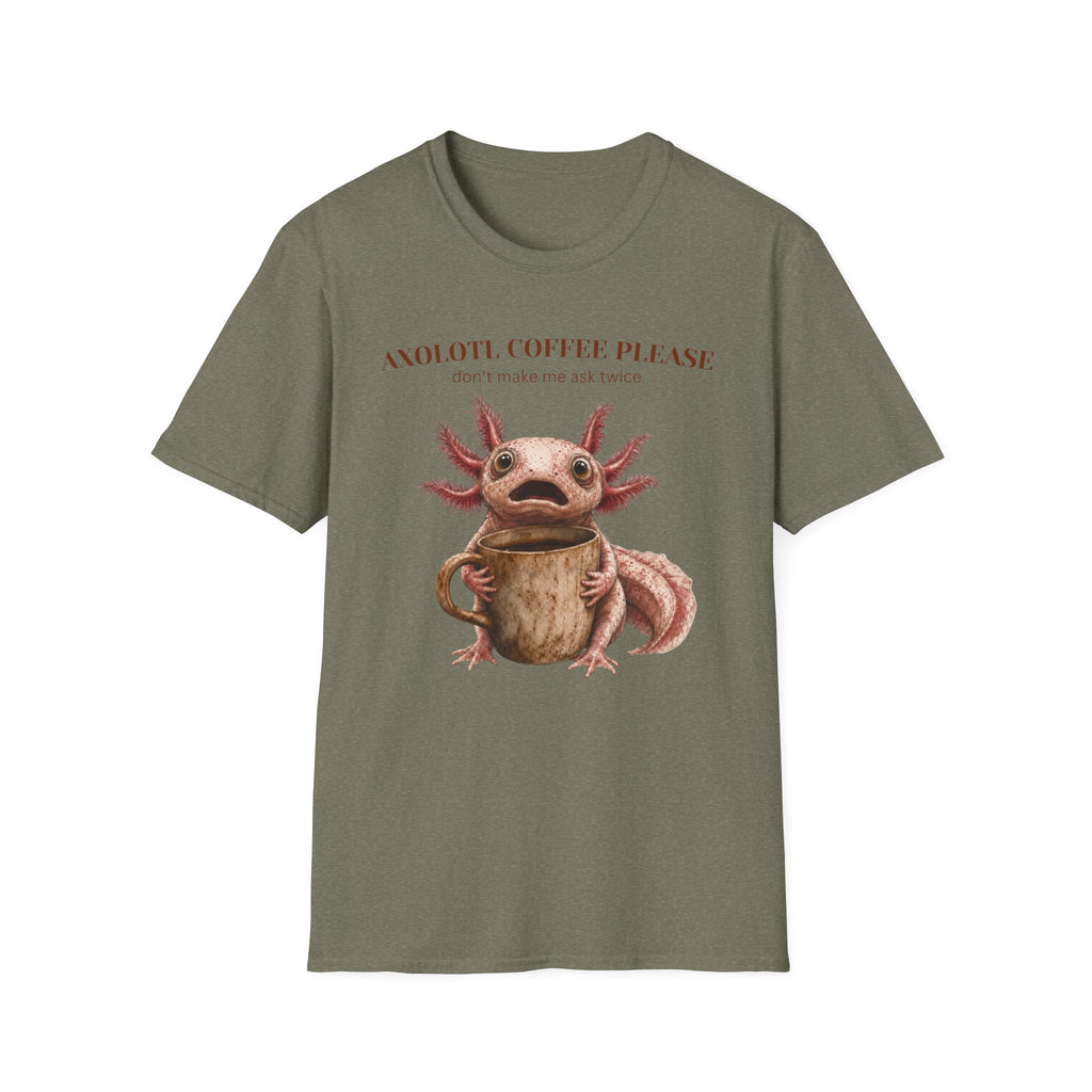 Axolotl Coffee Please T-Shirt