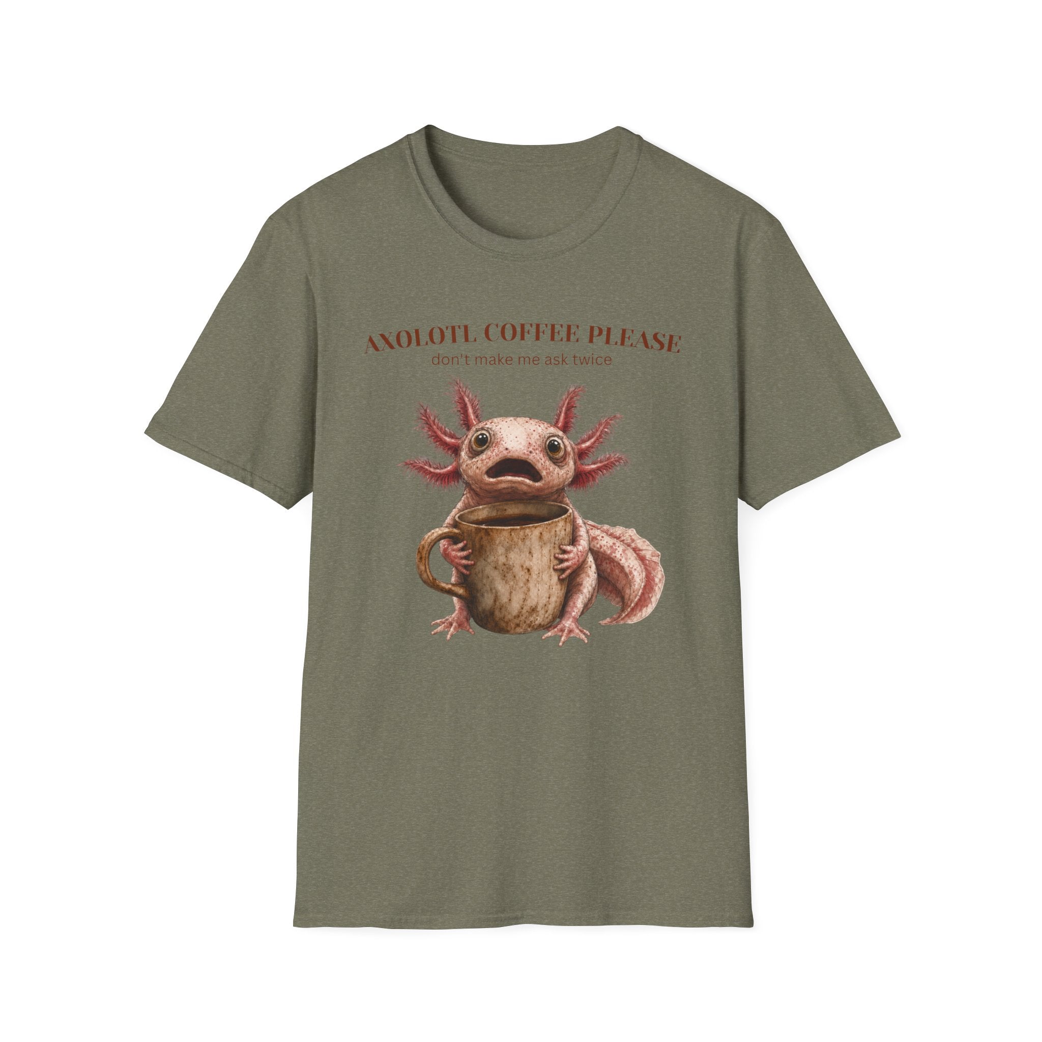Axolotl Coffee Please T-Shirt