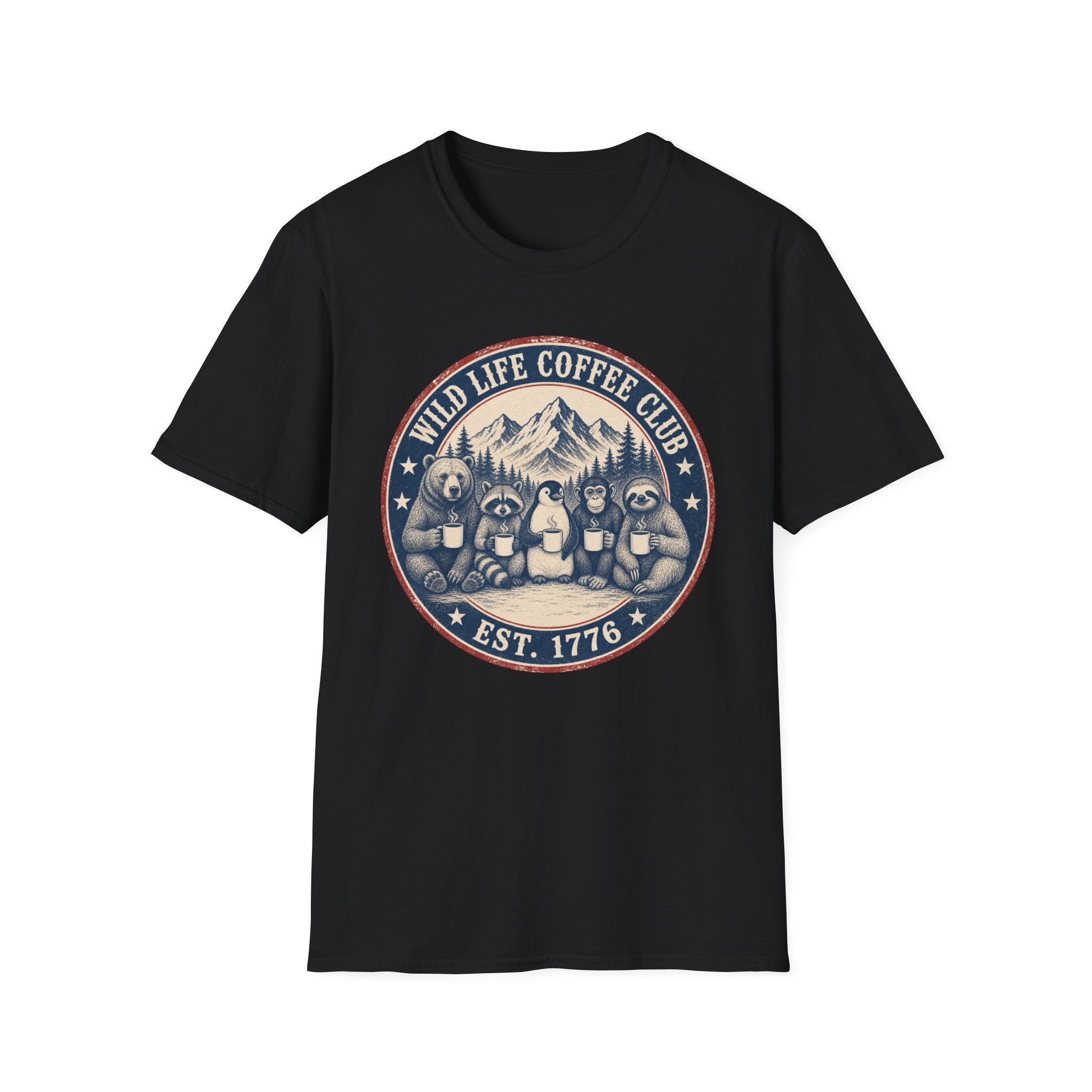 Wild Life Coffee Club 1776 T-Shirt