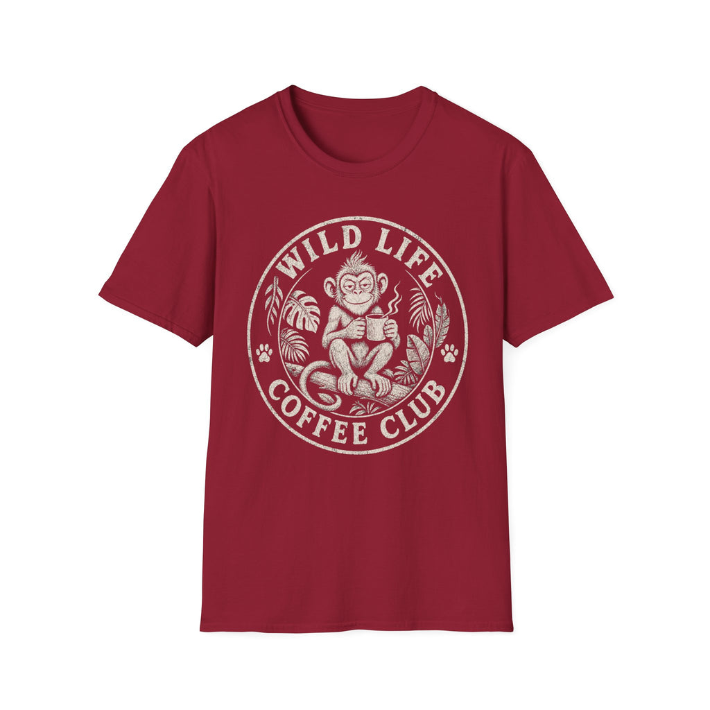 Wild Life Coffee Monkey T-Shirt