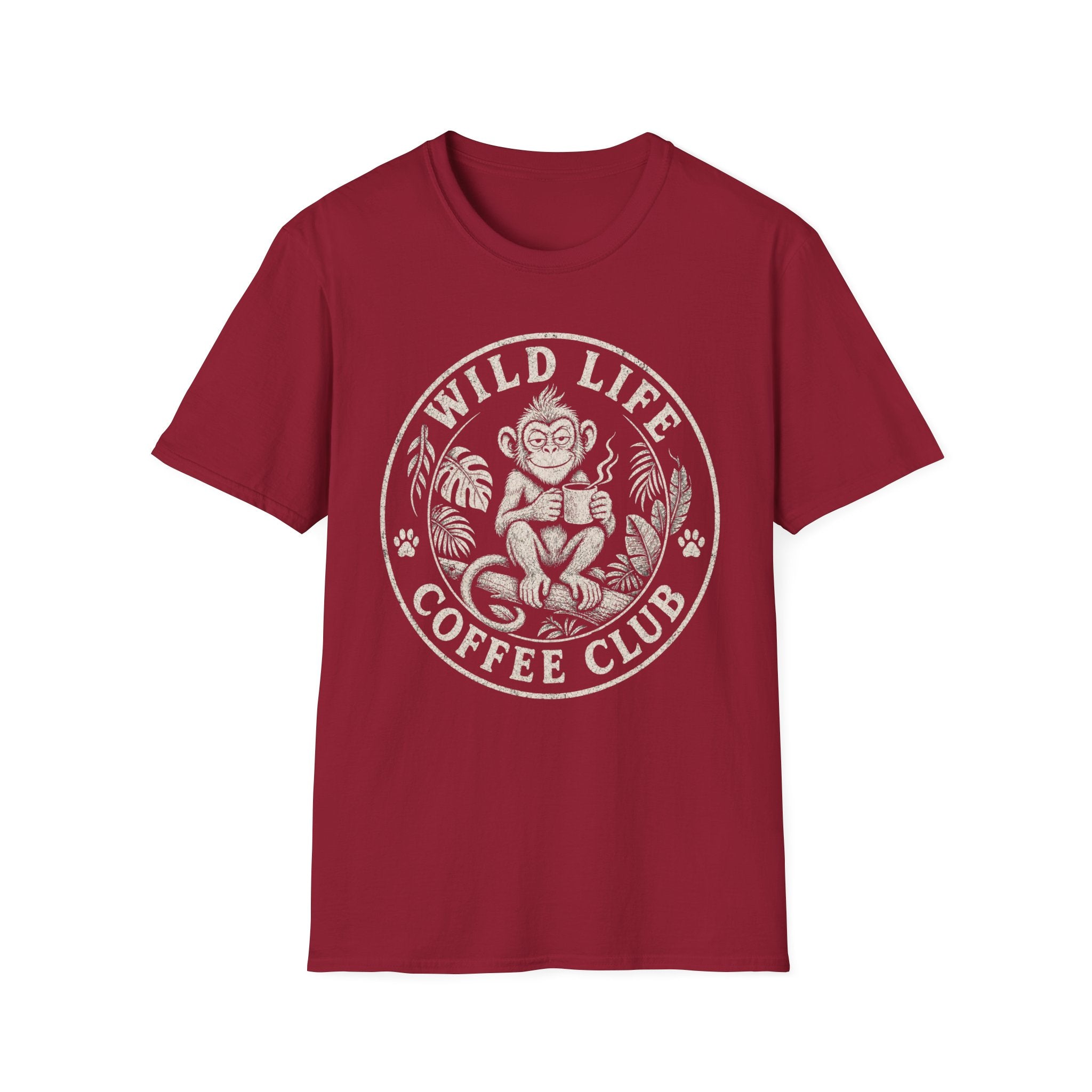 Wild Life Coffee Monkey T-Shirt