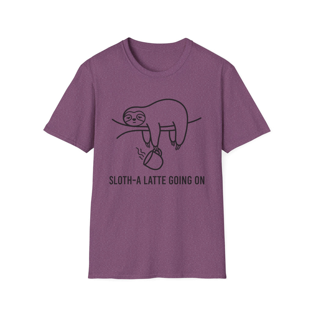 Sloth-A Latte Going On T-Shirt