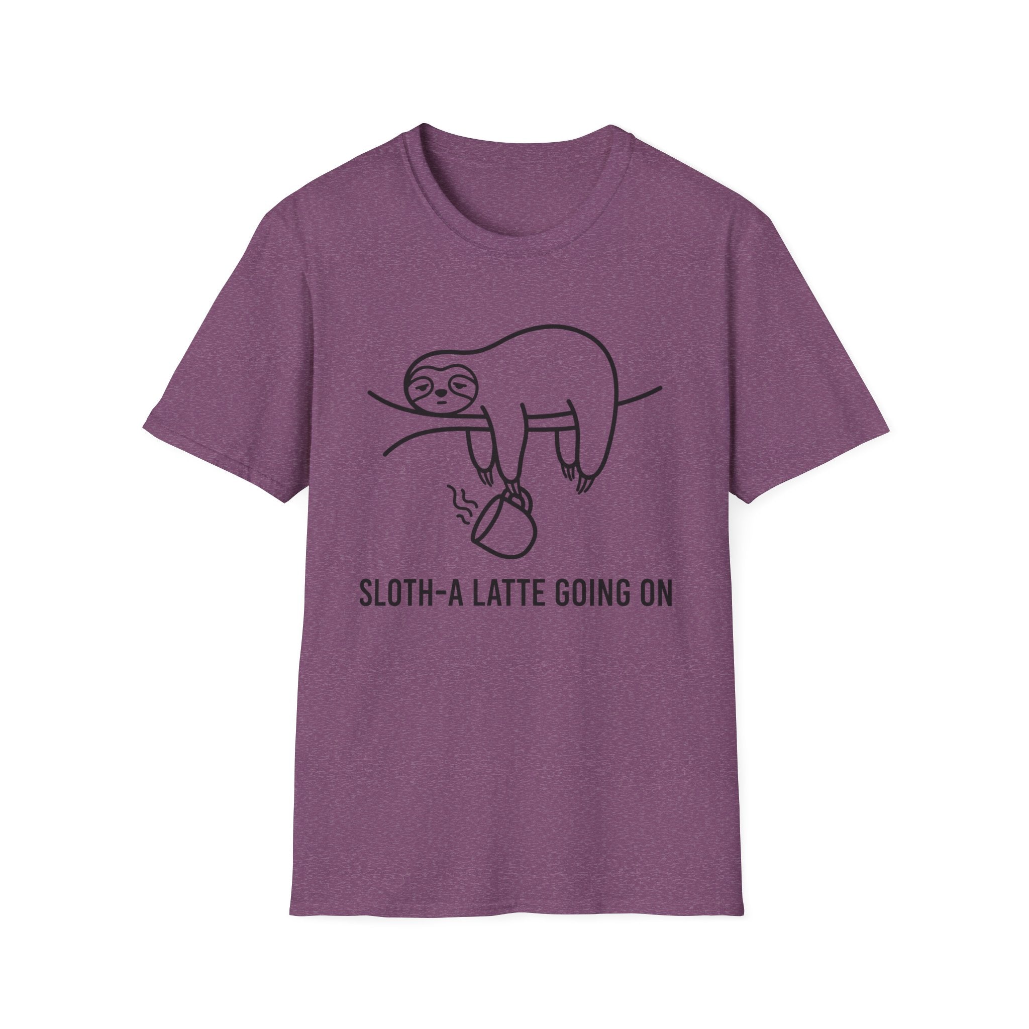 Sloth-A Latte Going On T-Shirt