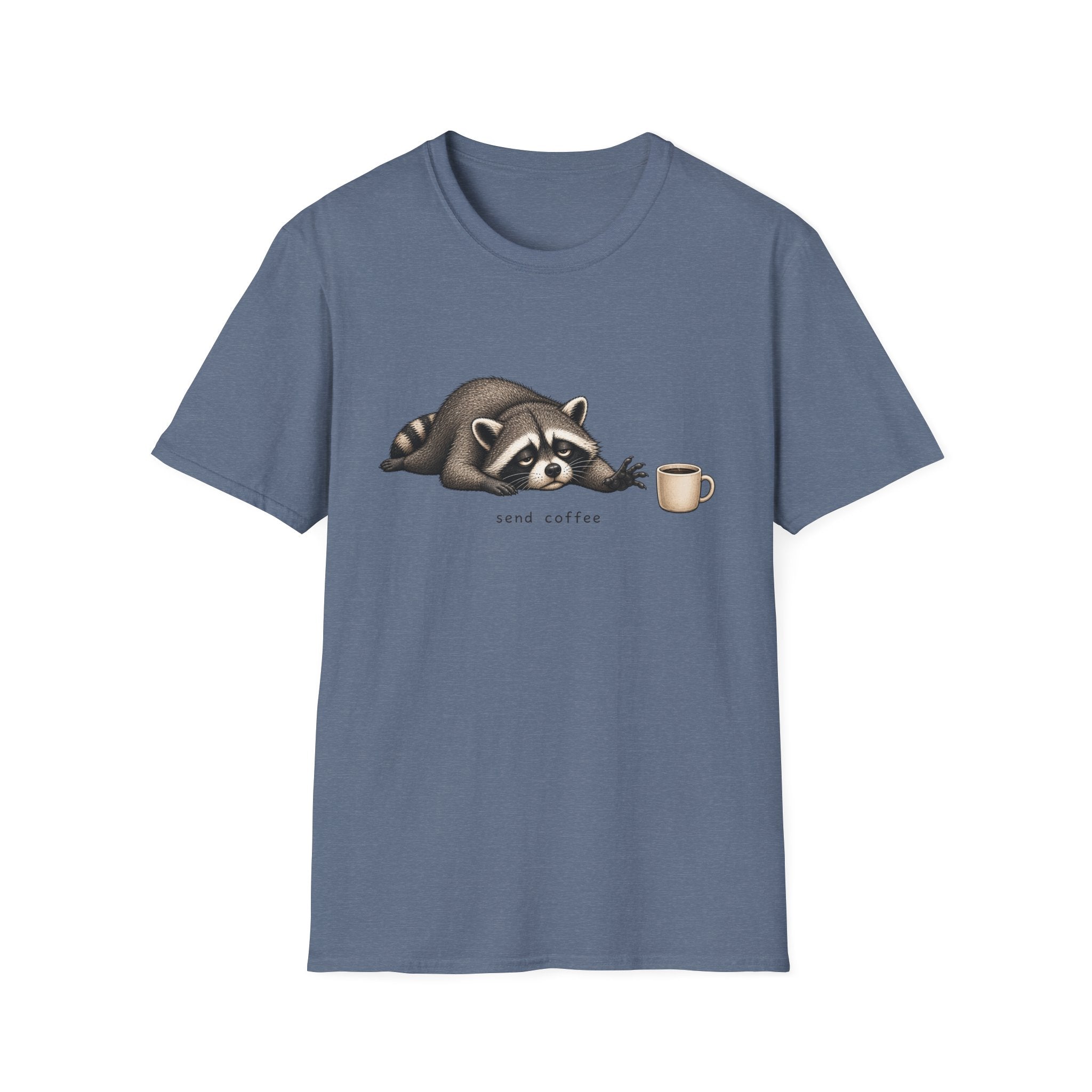 Raccoon 'Send Coffee' T-Shirt