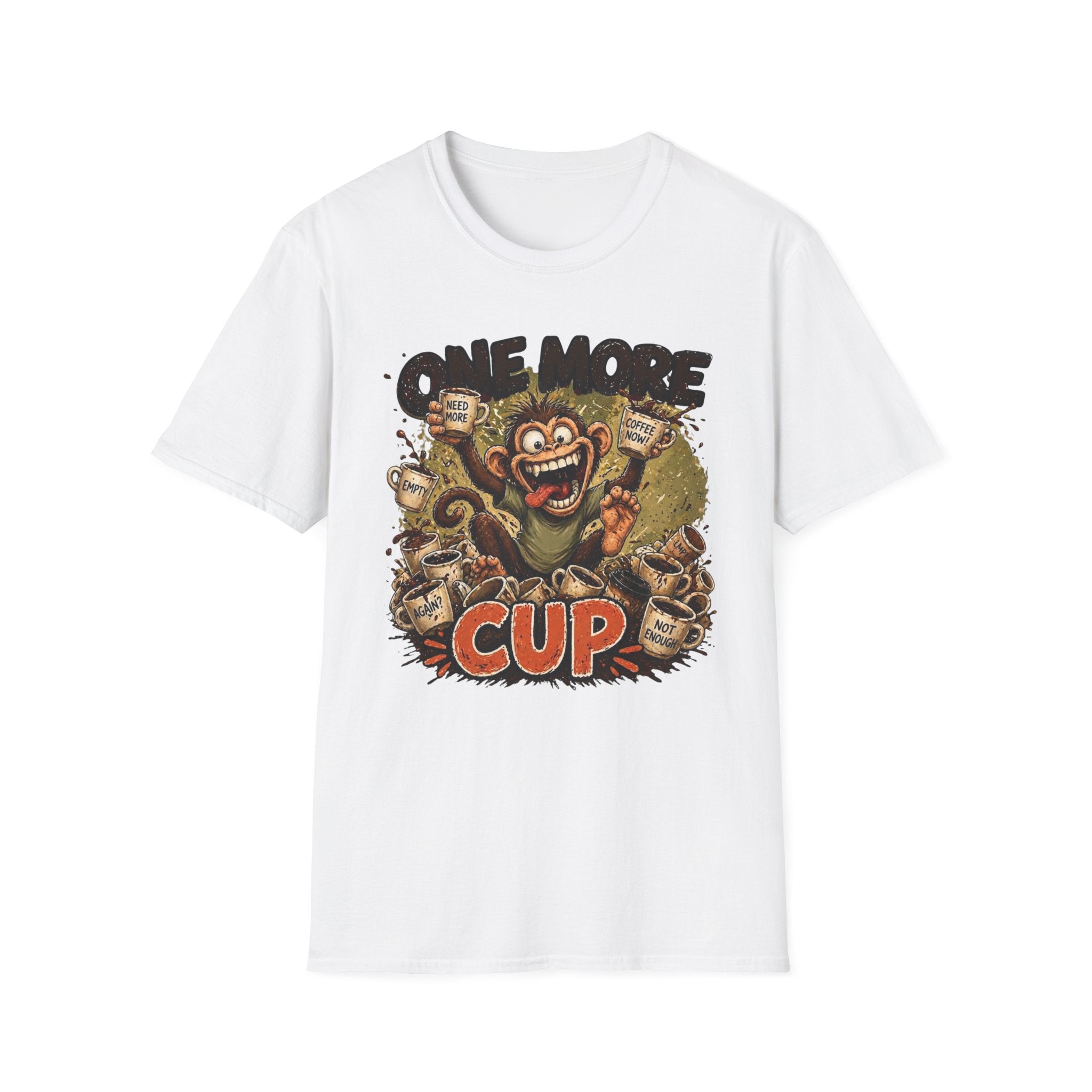 One More Cup Monkey T-Shirt