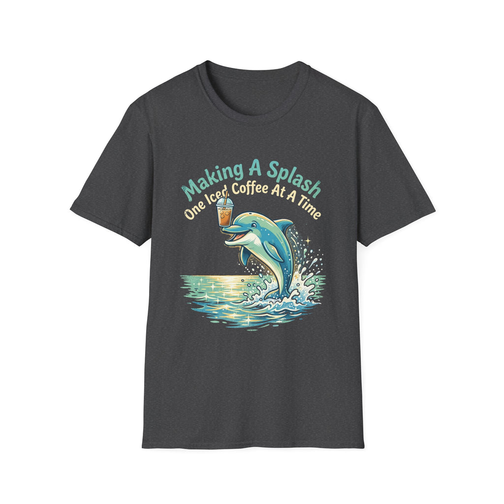Splash Iced Coffee Dolphin T-Shirt