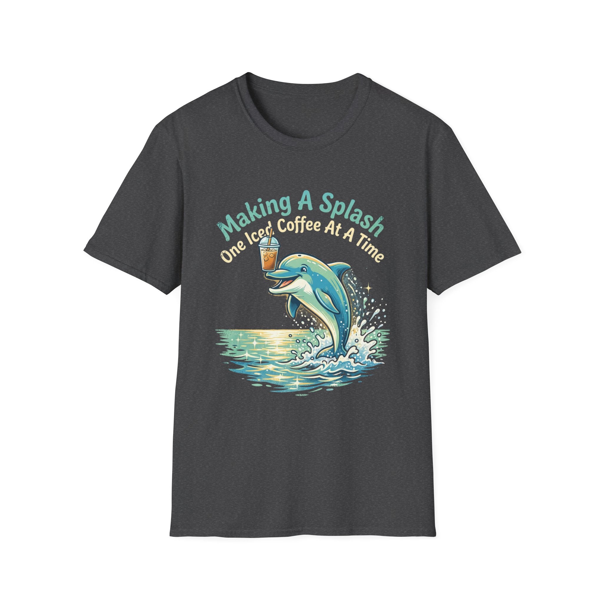 Splash Iced Coffee Dolphin T-Shirt