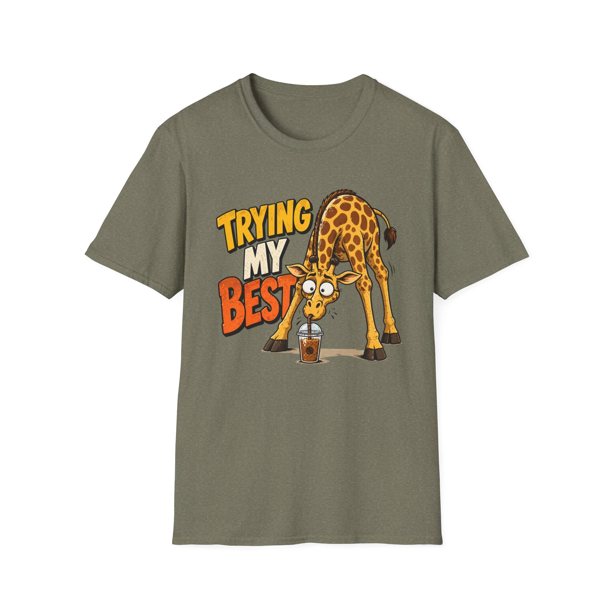 Trying My Best Giraffe T-Shirt