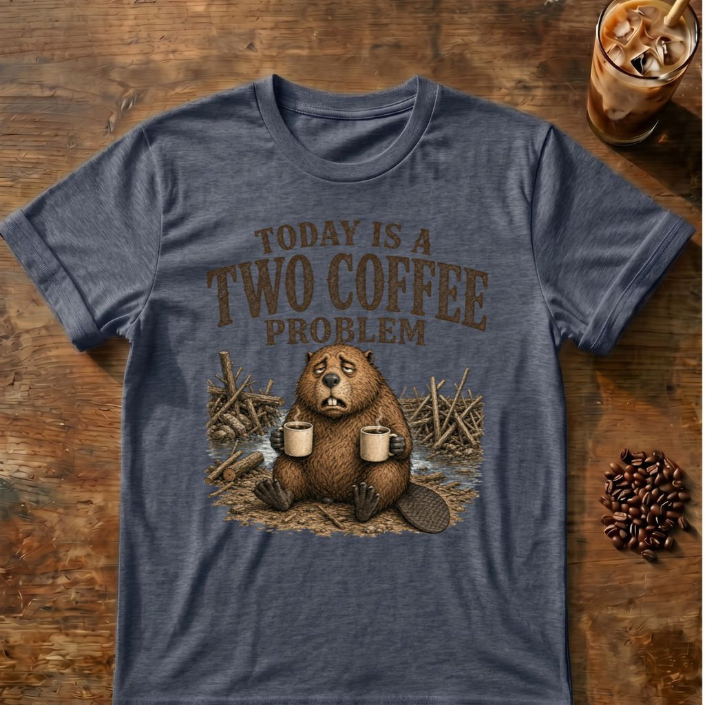 Today Is A Two Coffee Problem Beaver T-Shirt