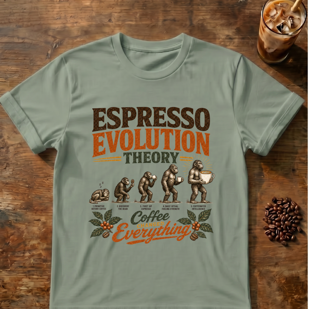 Espresso Evolution Theory T-Shirt