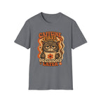 Caffeine First Cat T-Shirt