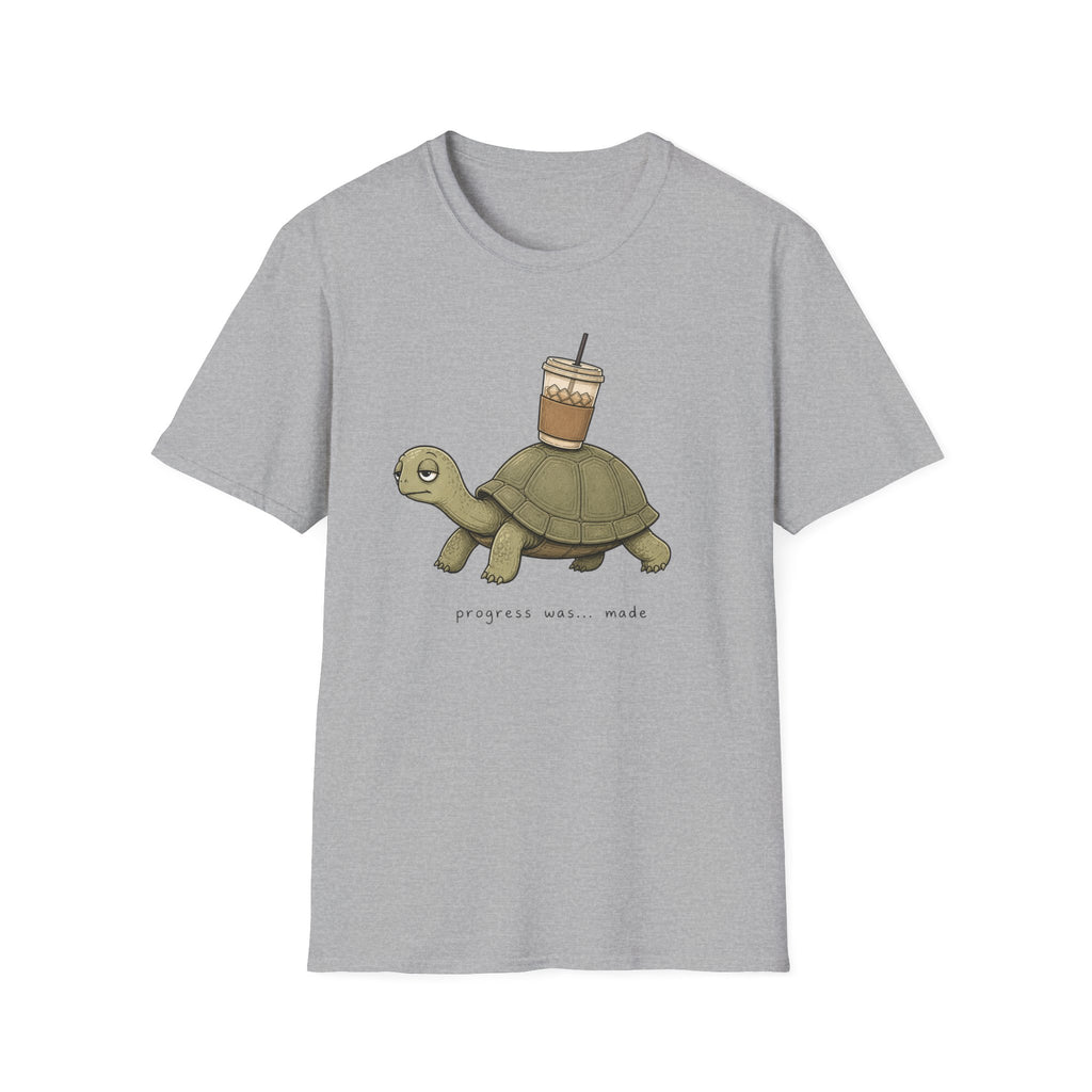 Turtle Carrying Iced Coffee T-Shirt