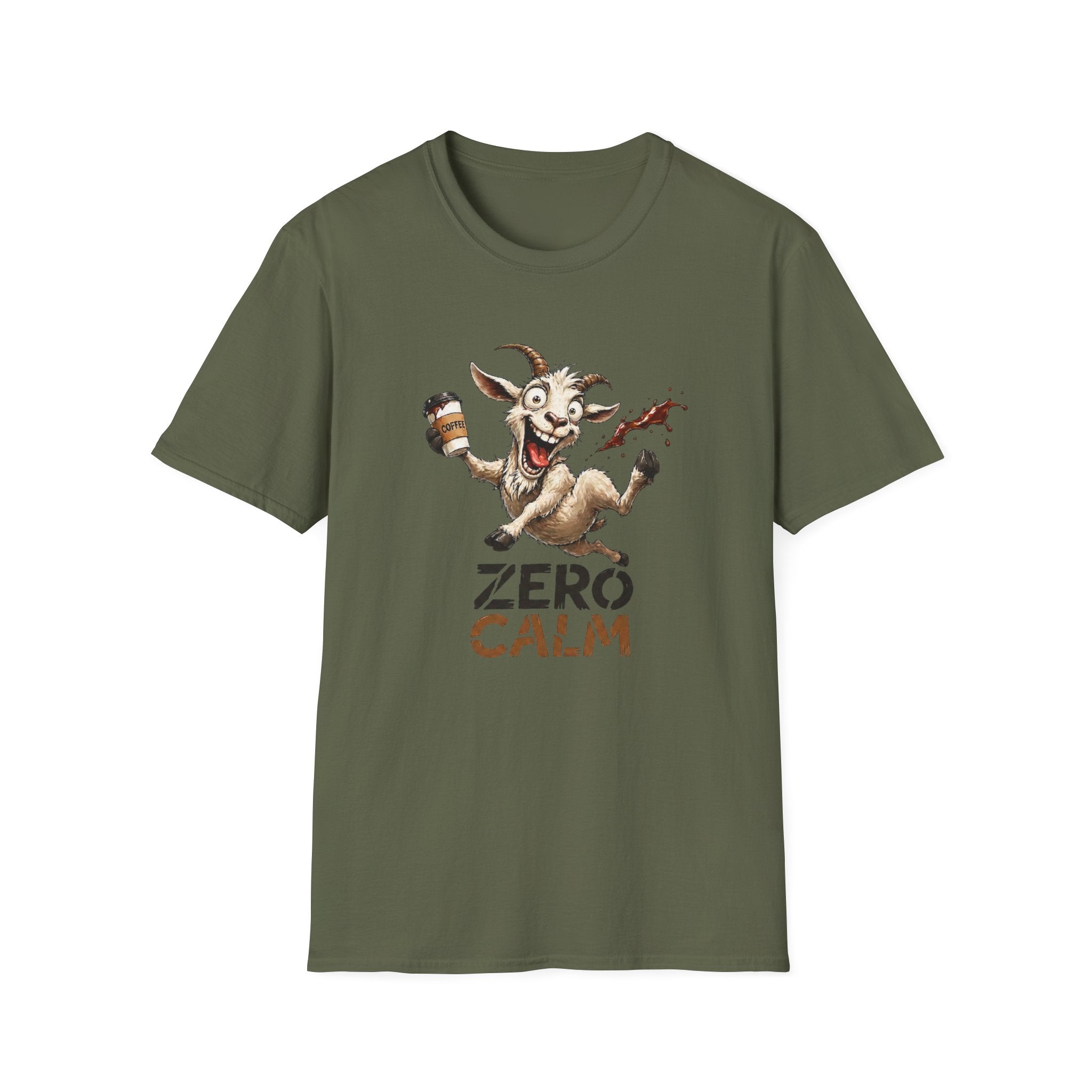 'Zero Calm' Goat T‑Shirt