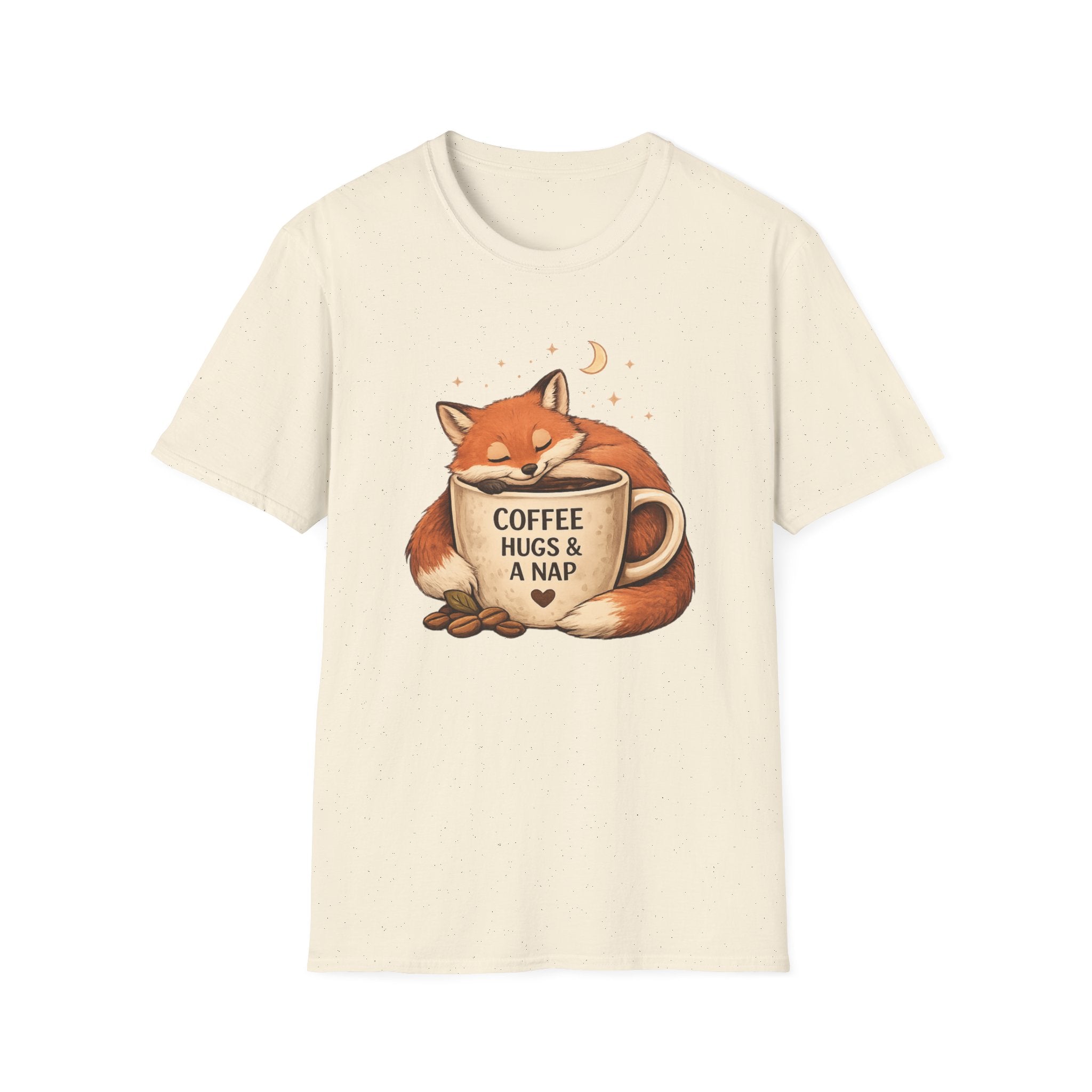 Coffee, Hugs & Nap Fox T-Shirt