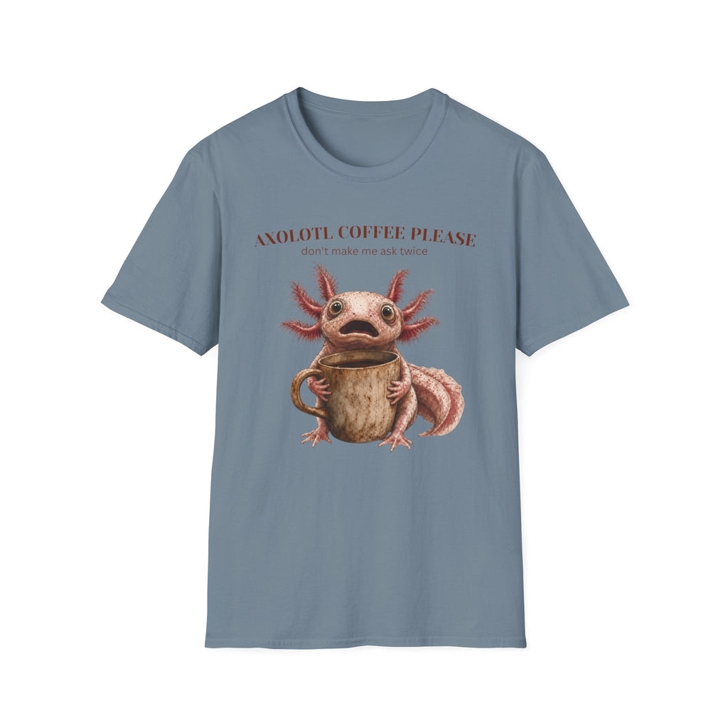 Axolotl Coffee Please T-Shirt